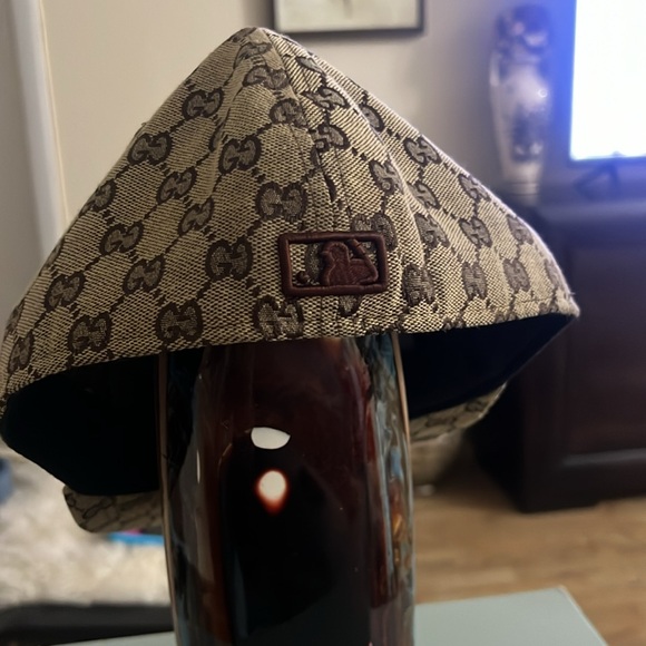 RARE NEW ERA GUCCI MONOGRAM NY YANKEES HAT CAP LIMITED EDITION SIZE - Picture 2 of 8